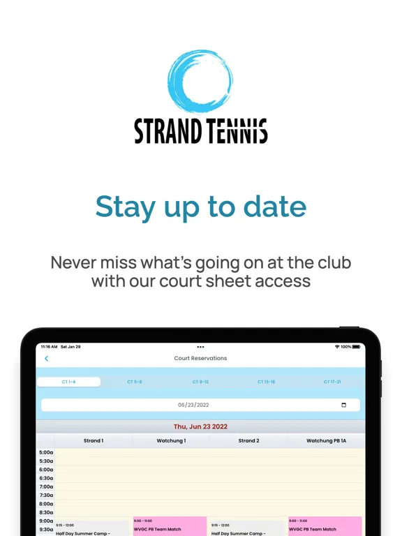 تصاویر Strand Tennis Center iPad 