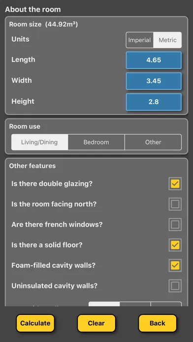 Скриншоты Radiator / BTU Calculator