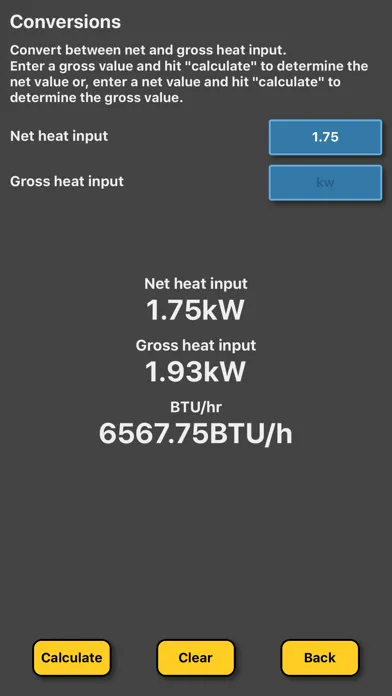 Скриншоты Radiator / BTU Calculator