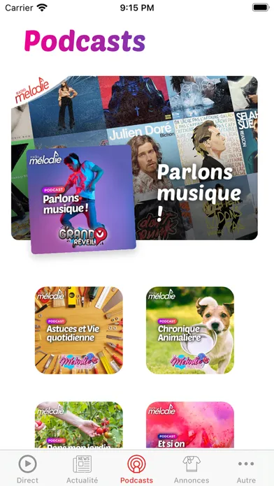 Mélodie Screenshots