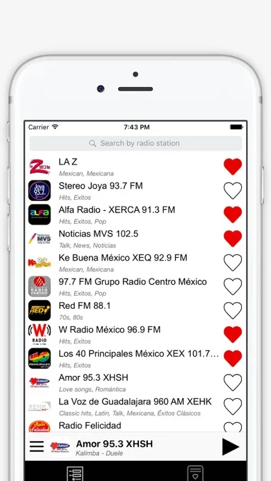 Radio Mexico : mexican radios 스크린샷