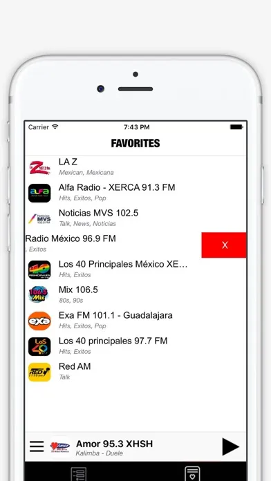 Radio Mexico : mexican radios 스크린샷