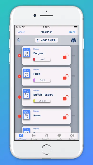 Decisive Wife Meal Planner应用截图