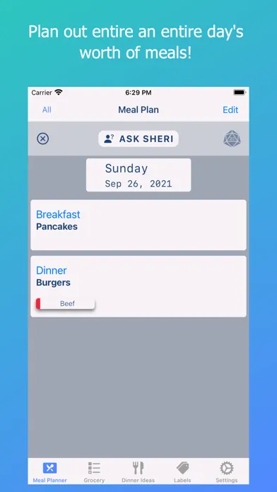 Decisive Wife Meal Planner应用截图