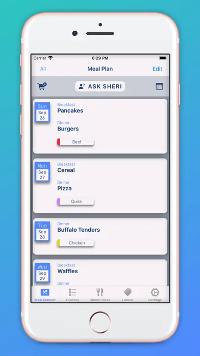 Decisive Wife Meal Planner应用截图