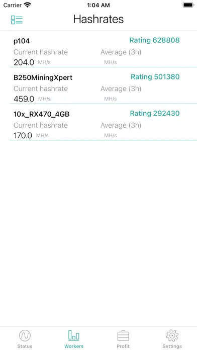 Capturas de pantalla de Nanostats Pro: Nanopool