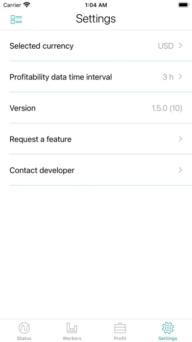 Capturas de pantalla de Nanostats Pro: Nanopool