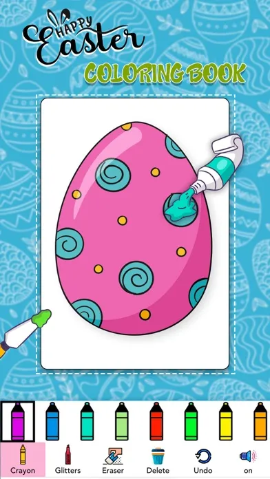 Easter Egg Coloring Book Game 스크린샷