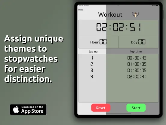 Stopwatch - Multiple Stopwatch iPad 应用截图