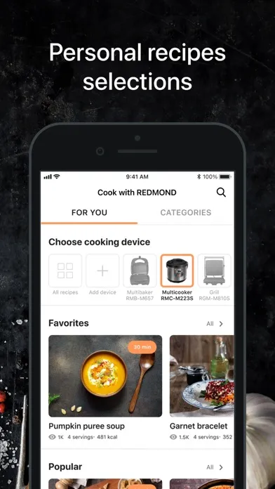 Ảnh chụp màn hình của Cook with REDMOND