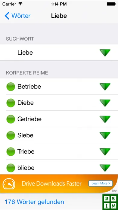 Reim finden Screenshots