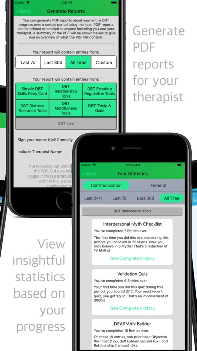 DBT Relationship Tools Screenshots