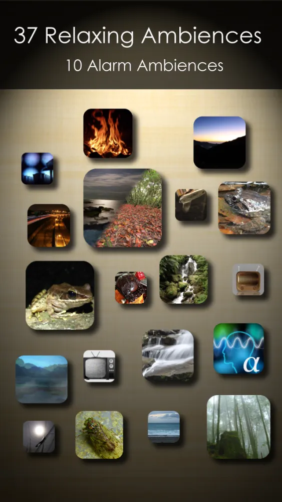 Zrzuty ekranu Relax Soundscapes Lite: white noise and relaxing ambiences for sleep, relax, meditation, and concentration