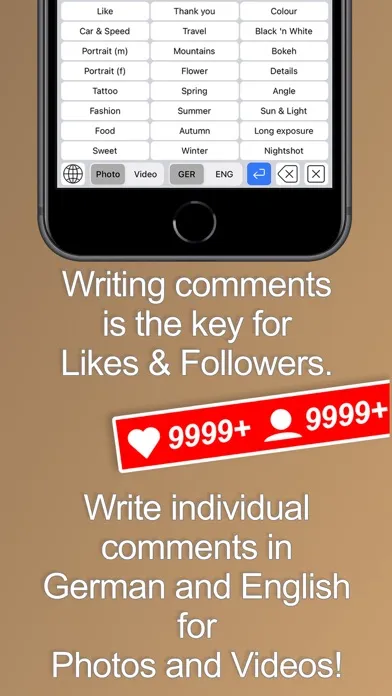 Comment Creator Screenshots