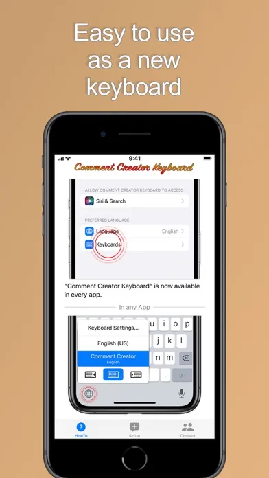 Comment Creator Screenshots