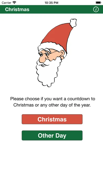 How many days until Christmas? Screenshots