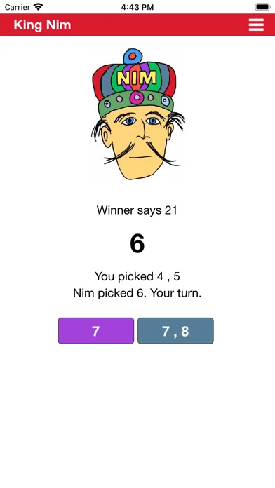 King Nim Game سکرین شاٹس