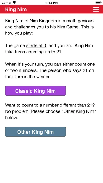 King Nim Game سکرین شاٹس