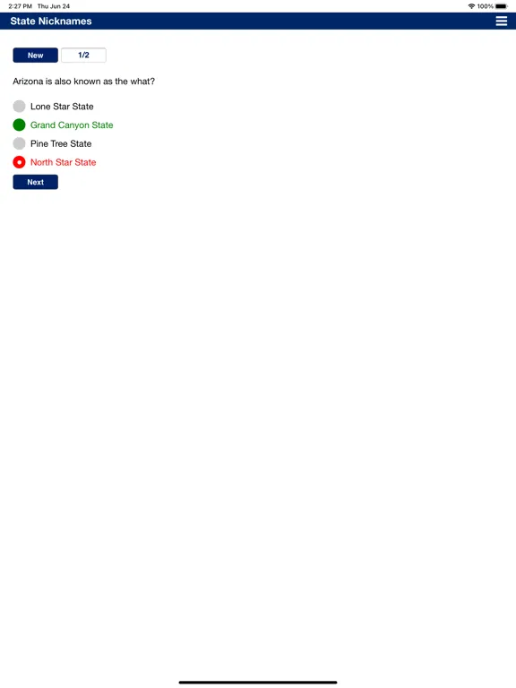State Capitals USA iPad 应用截图