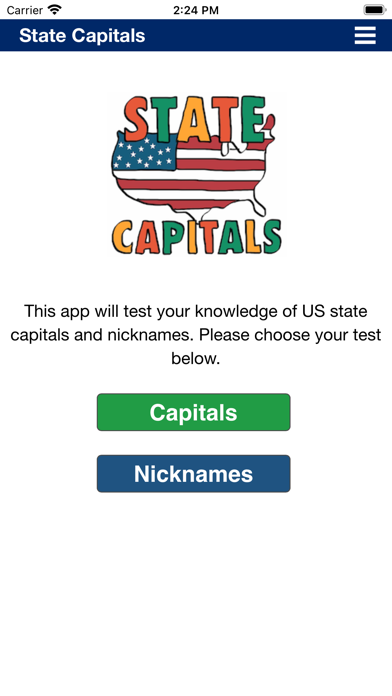 Zrzuty ekranu State Capitals USA