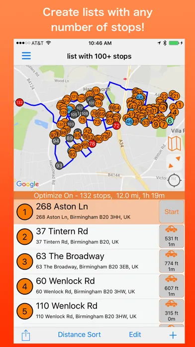 PlaceMaker Route Planner स्क्रीनशॉट