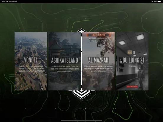 Tangkapan skrin DMZ Companion iPad 
