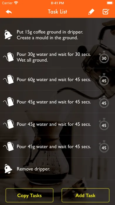 Captures d'écran de Brew Coffee