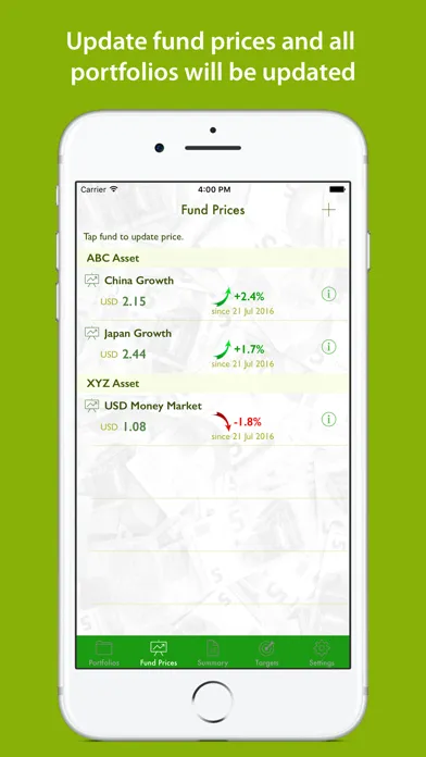 Capturas de pantalla de iInvestFundz
