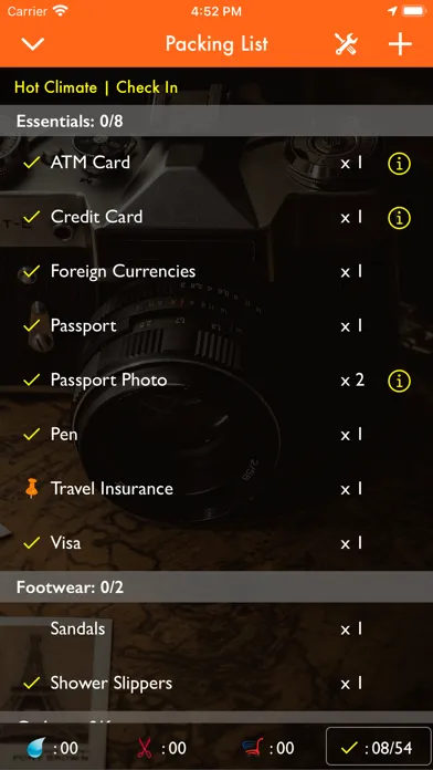 iPackTravel应用截图