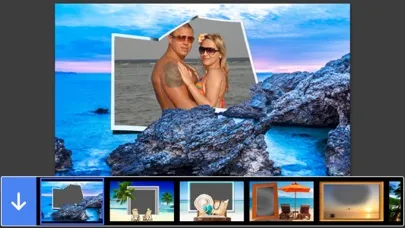 Tangkapan skrin Beach Photo Frame - Free Pic and Photo Filter