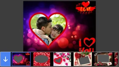 Capturas de pantalla de I Love You Photo Frame - Photo frame editor