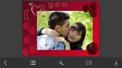 Capturas de pantalla de I Love You Photo Frame - Photo frame editor
