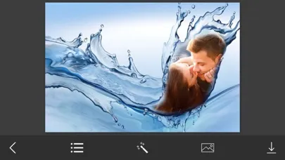 Screenshot di Water Photo Frame - Creative and Effective Frames for your photo