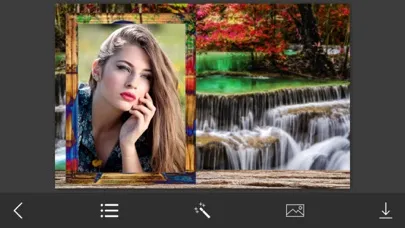 Waterfall Photo Frame - Picture Frames + Photo Effects Screenshots