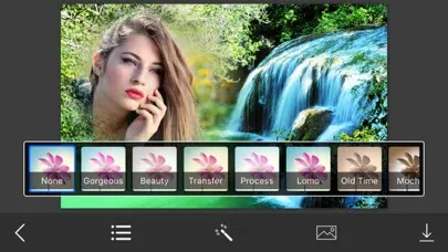 Waterfall Photo Frame - Picture Frames + Photo Effects Screenshots