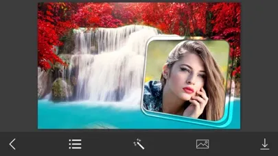 Waterfall Photo Frame - Picture Frames + Photo Effects Screenshots