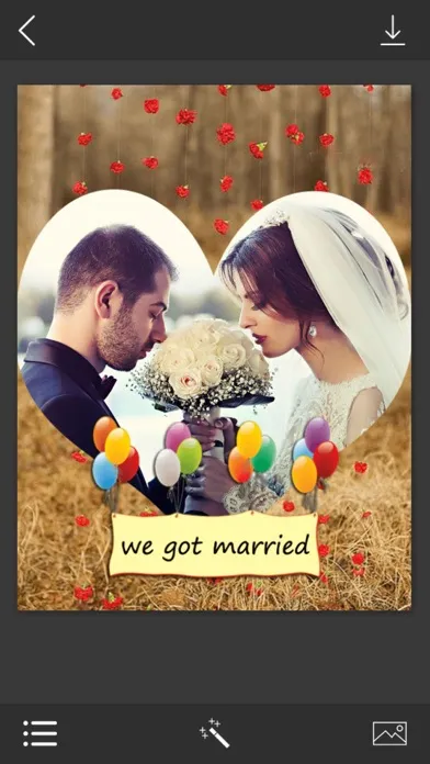 Zrzuty ekranu Wedding Photo Frame - Art Photography & mega Frames