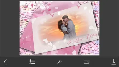 Tangkapan skrin Pink Heart Photo Frame - Make Awesome Photo using beautiful Photo Frames