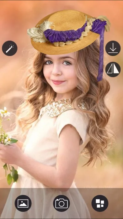 Capturas de tela do Girl Hat Photo editor - Photo Booth