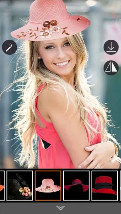 Capturas de tela do Girl Hat Photo editor - Photo Booth