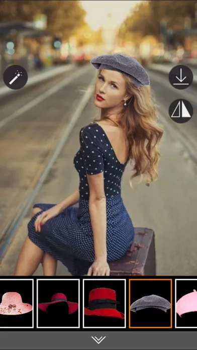 Capturas de tela do Girl Hat Photo editor - Photo Booth