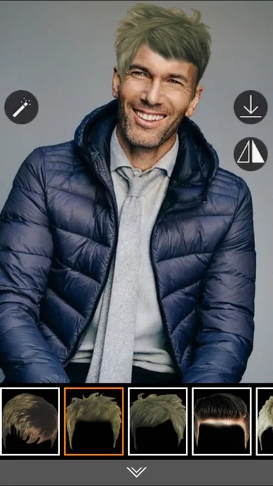 Man Hairstyle - Salon Photo Booth Screenshots