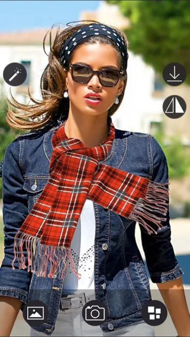 Ảnh chụp màn hình của Scarves Camera editor - Photo Booth