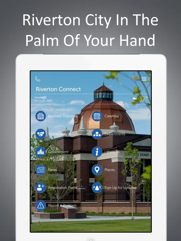 Riverton Connect iPad  スクリーンショット
