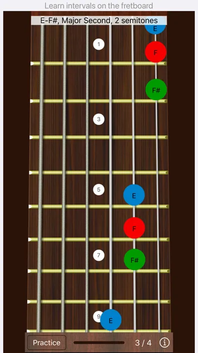Guitar Interval Ear Trainer Ekran Görüntüleri