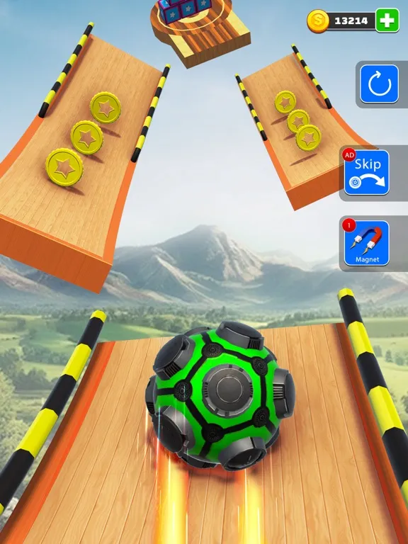 Capturas de tela do Rolling Sky Balls 3D Game iPad 