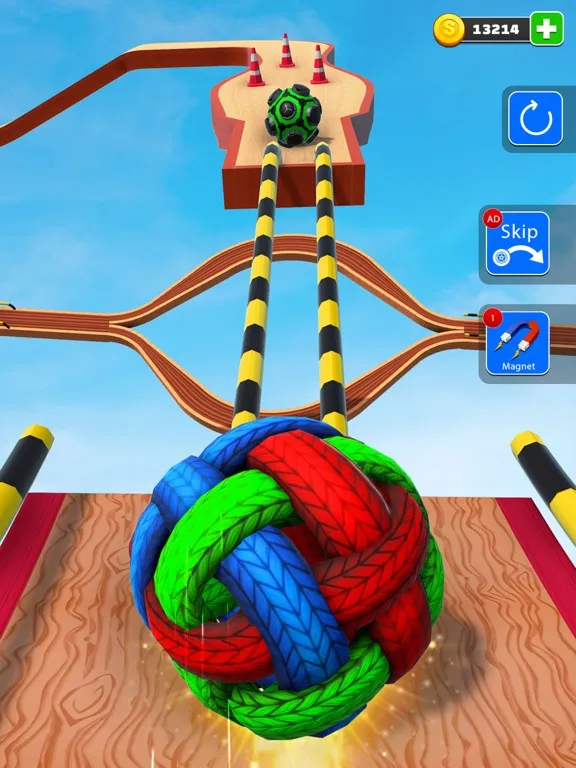 Capturas de tela do Rolling Sky Balls 3D Game iPad 