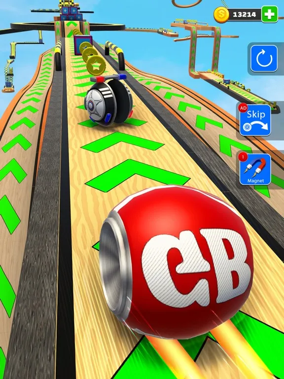 Capturas de tela do Rolling Sky Balls 3D Game iPad 