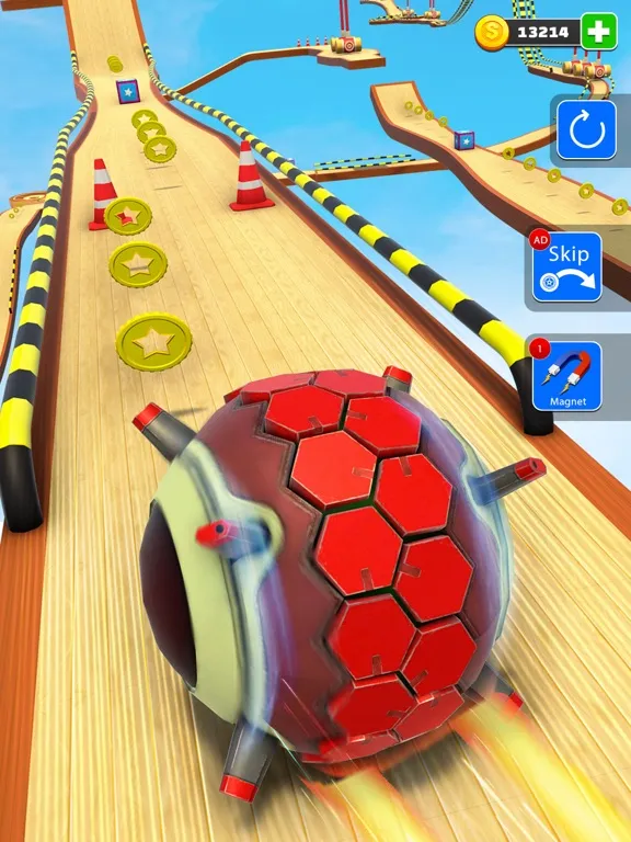 Capturas de tela do Rolling Sky Balls 3D Game iPad 