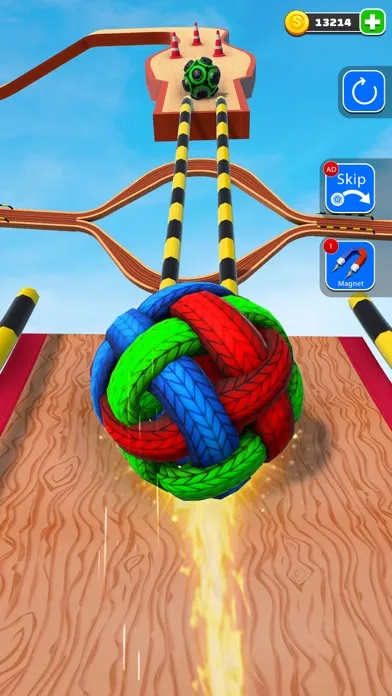 Capturas de tela do Rolling Sky Balls 3D Game